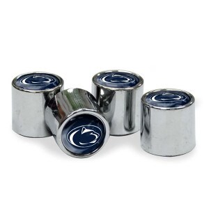 4 pack valve stem caps with Penn State Athletic Logos